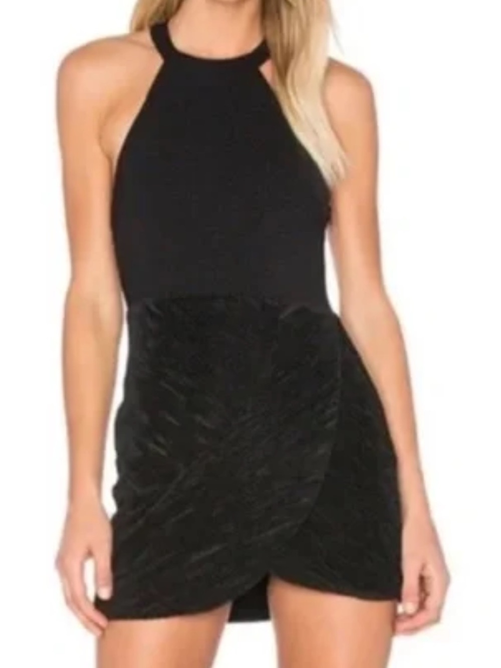 NBD Revolve Black Mini Dress